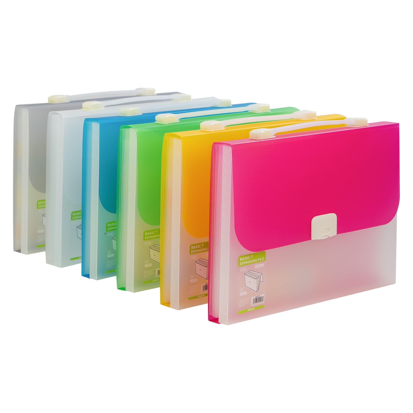 F8816-BT | Expanding File6pkts/ Handle/Case 