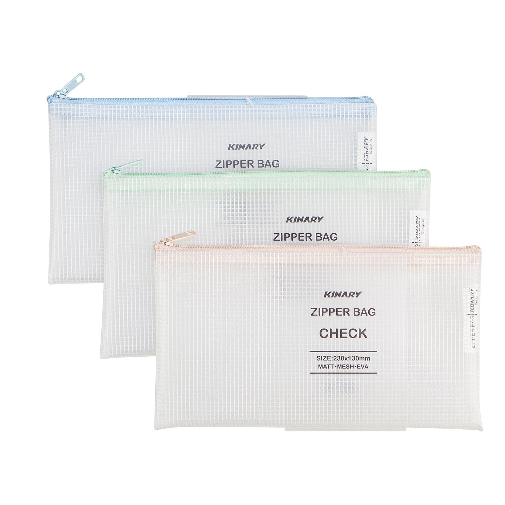 FB8125 | CK MATT  MESH EVA ZIPPER BAG 