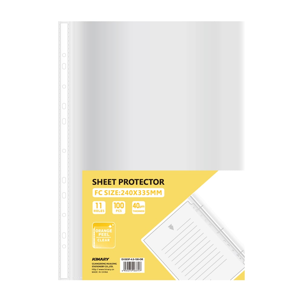 EH303F-4-100-OR、EH303F-5-100-OR、EH303F-6-100-OR | SHEET PROTECTOR