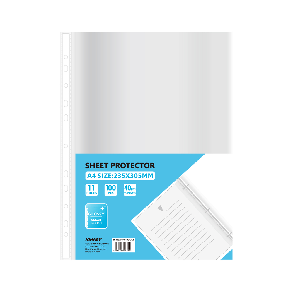  EH303A-4-100-GLB、EH303A-5-100-GLB、EH303A-8-100-GLB、EH303A-10-100-GLB | SHEET PROTECTOR