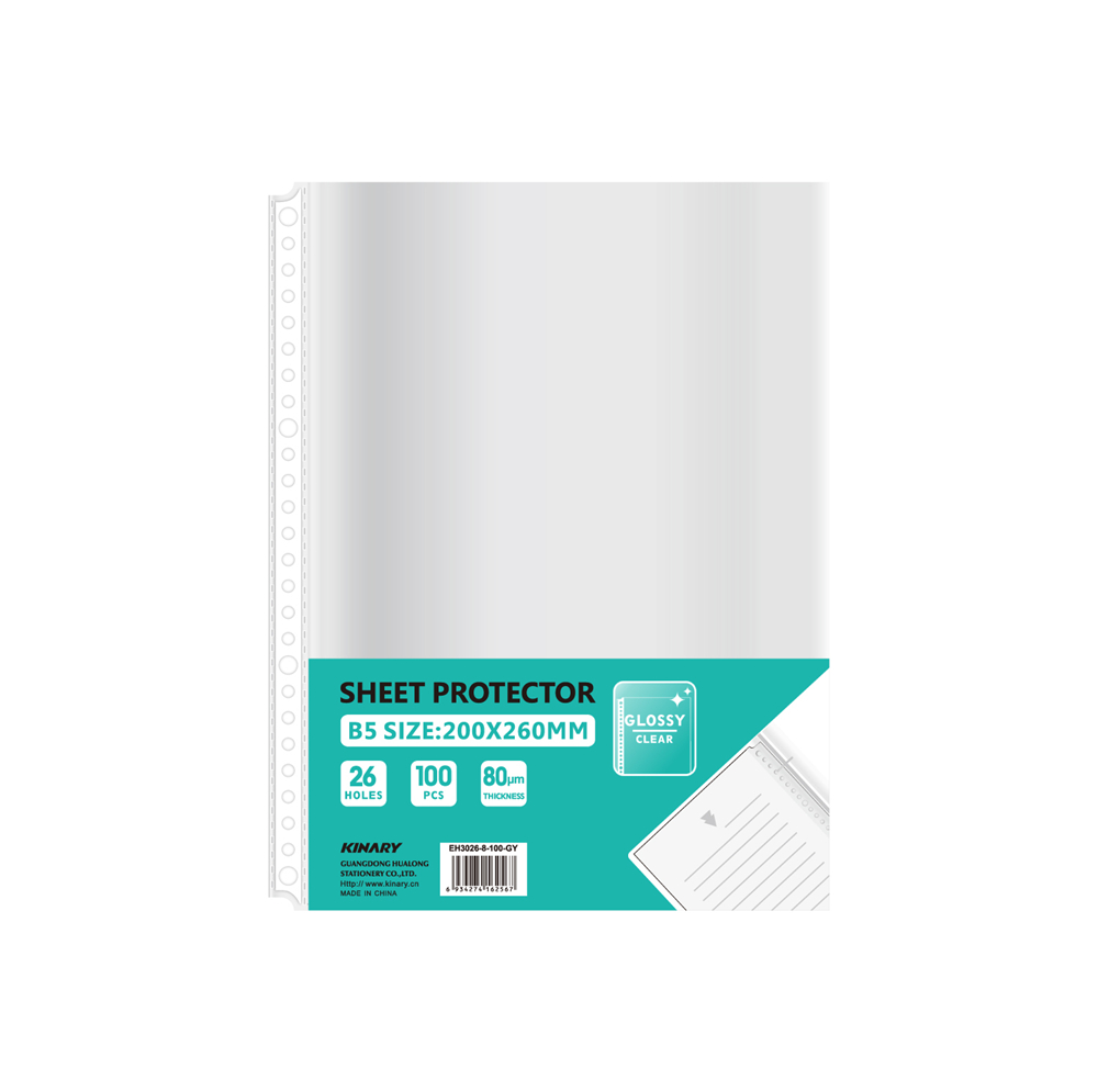  EH3026-4-100-GY、EH3026-5-100-GY、EH3026-6-100-GY、EH3026-7-100-GY  |  SHEET PROTECTOR