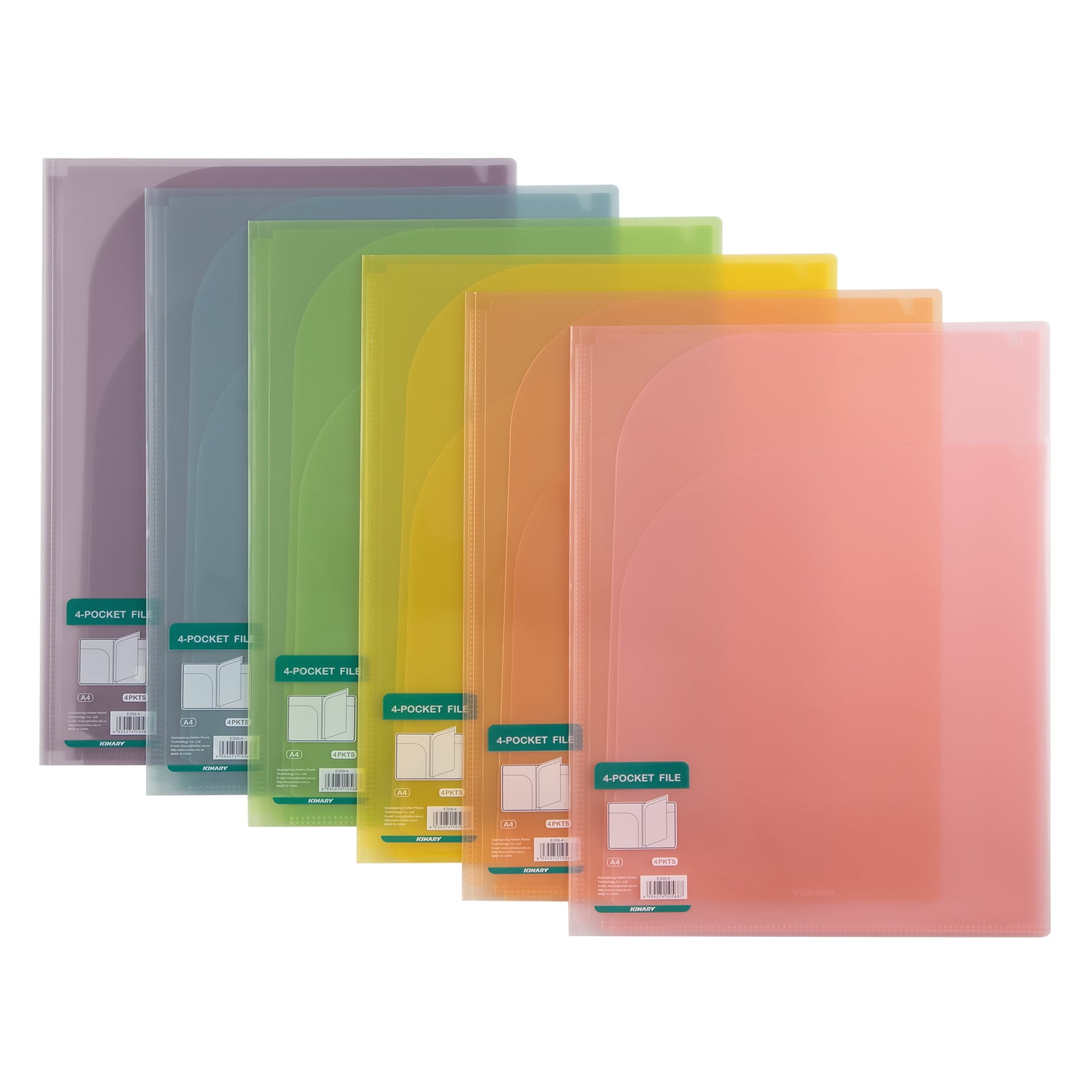 E359-4 | 4-Pocket Color File 
