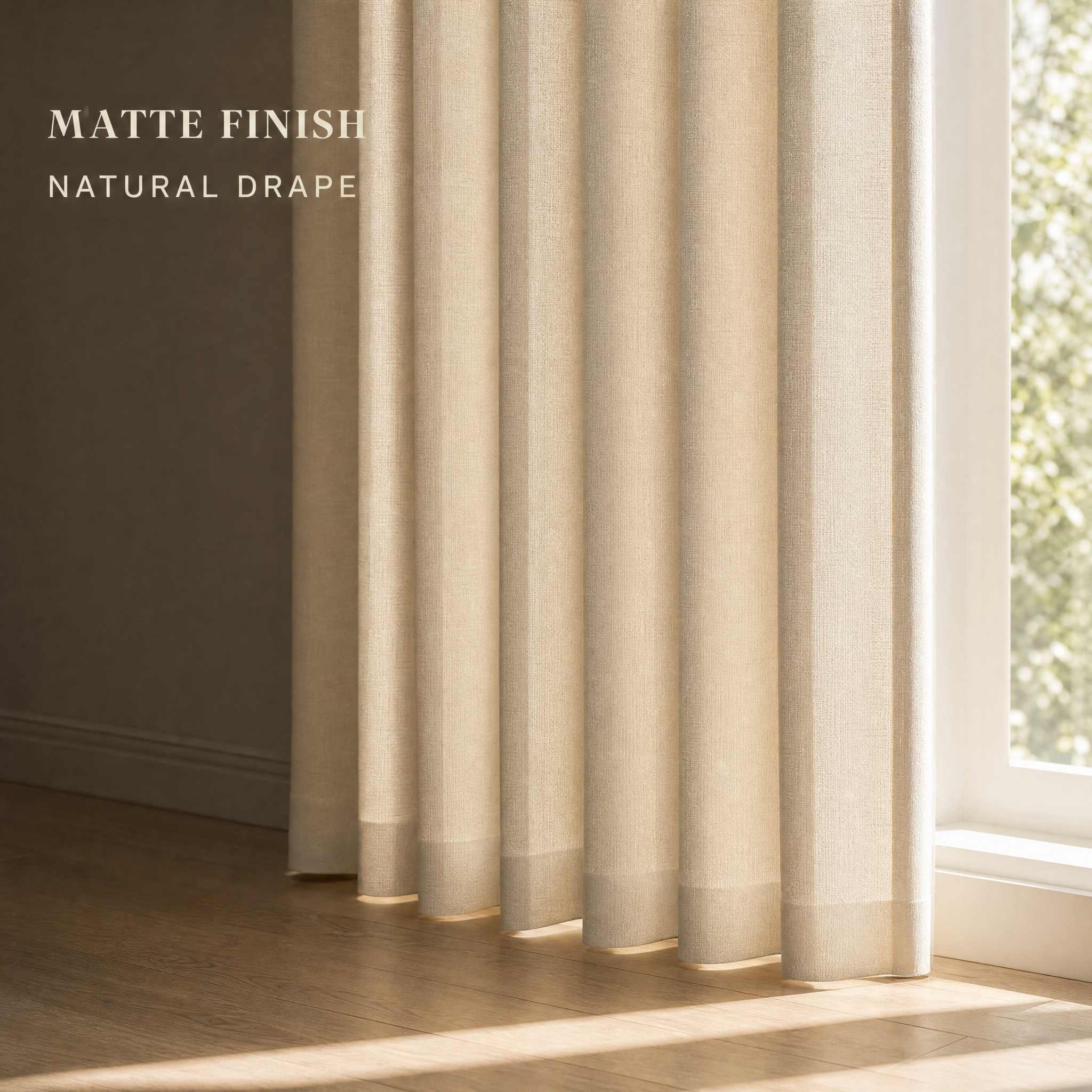 Cortinas personalizables Xinghe de tejido texturizado | Serie de diseño de 5 colores