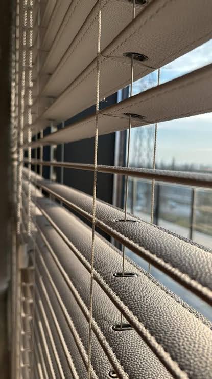 Leather Venetian Blinds | Made-to-Measure 50mm Slat Blinds