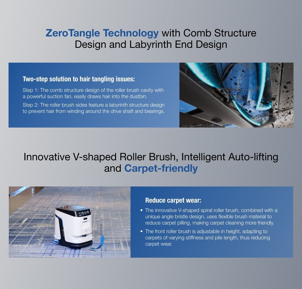 ECOVACS Commercial Robot Vacuum DEEBOT PRO K1 VAC