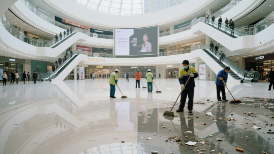 Low Cleaning Frequency in Large Areas