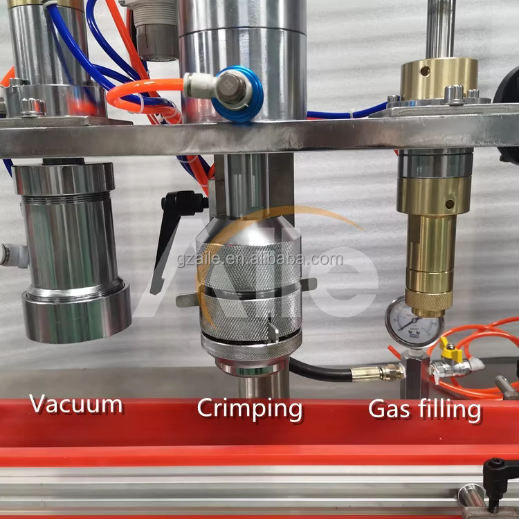Semi-automatic 3-in-1 Vacuuming Gas Stove Gas Filling Machine details