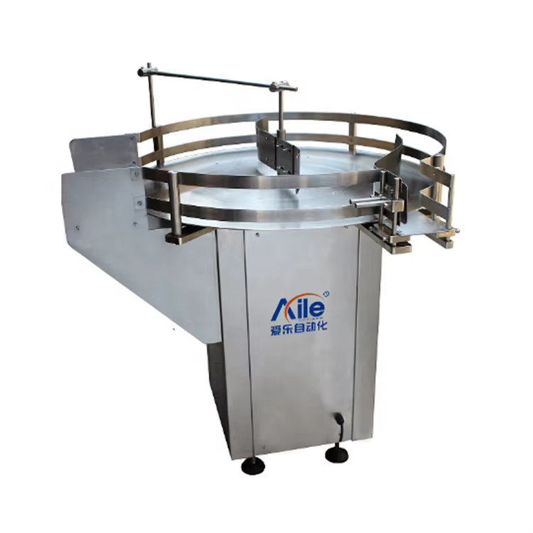 Automatic Stainless Steel Circular Bottle-in-and-out Table Packaging Line for Sorting Production Line details