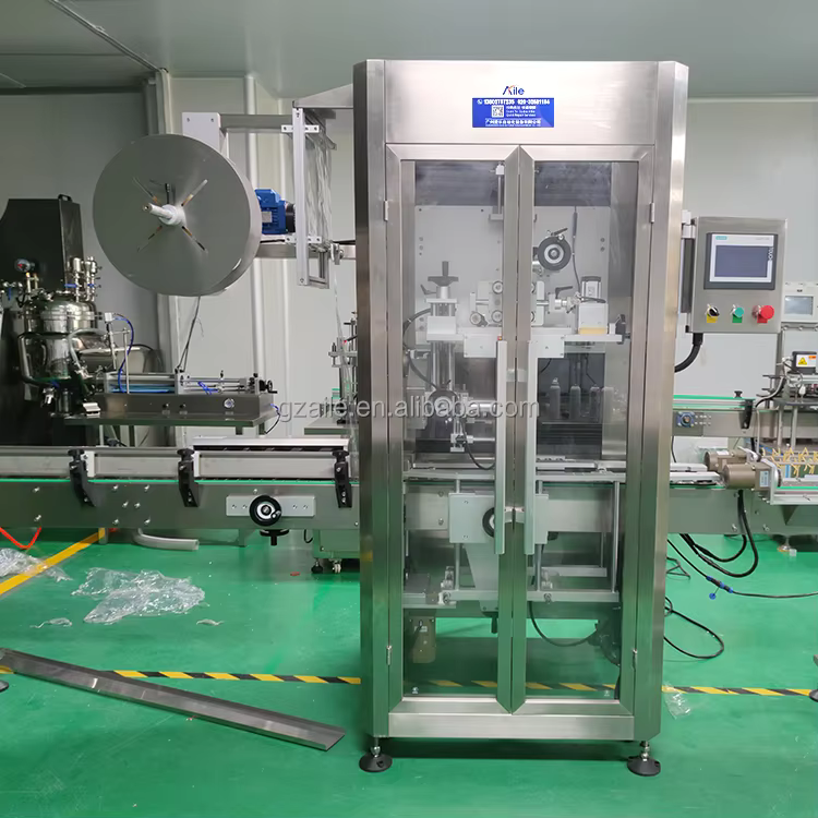 product sleeve machine label shrink tunnel for 2024 new products steam shrinkage furnace packing machine-4
