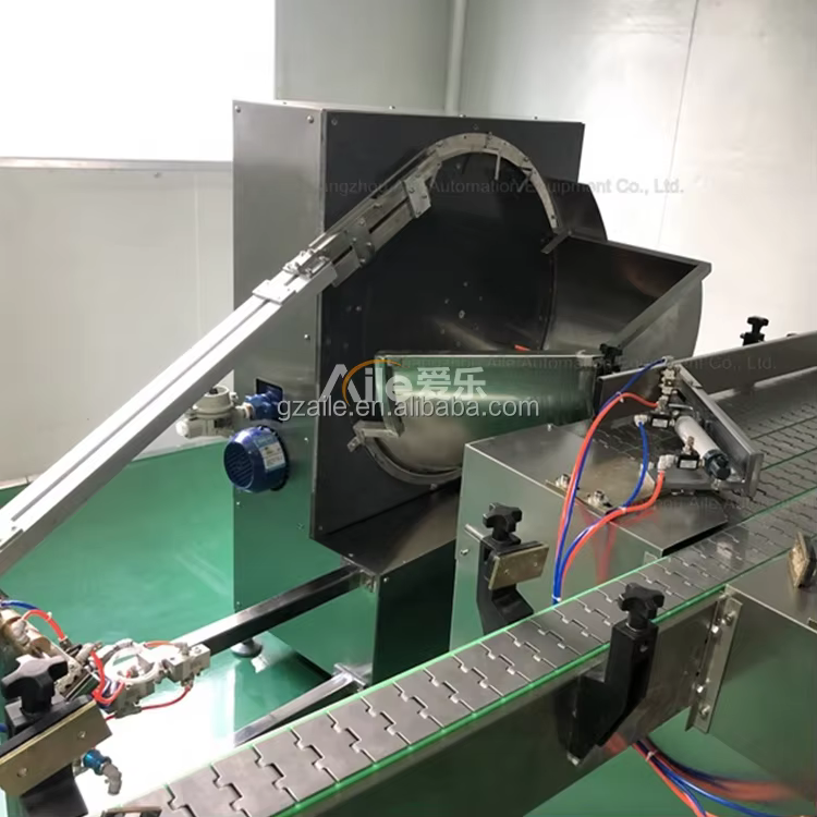 product cost effective industrial filling line equipment for cosmetic chemical products aerosol cans valve feeding machine-3