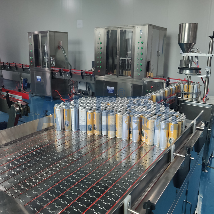 Revolutionizing Aerosol Packaging: Introducing Our High-Speed Paint Spray Line (100-120 Cans/Min)
