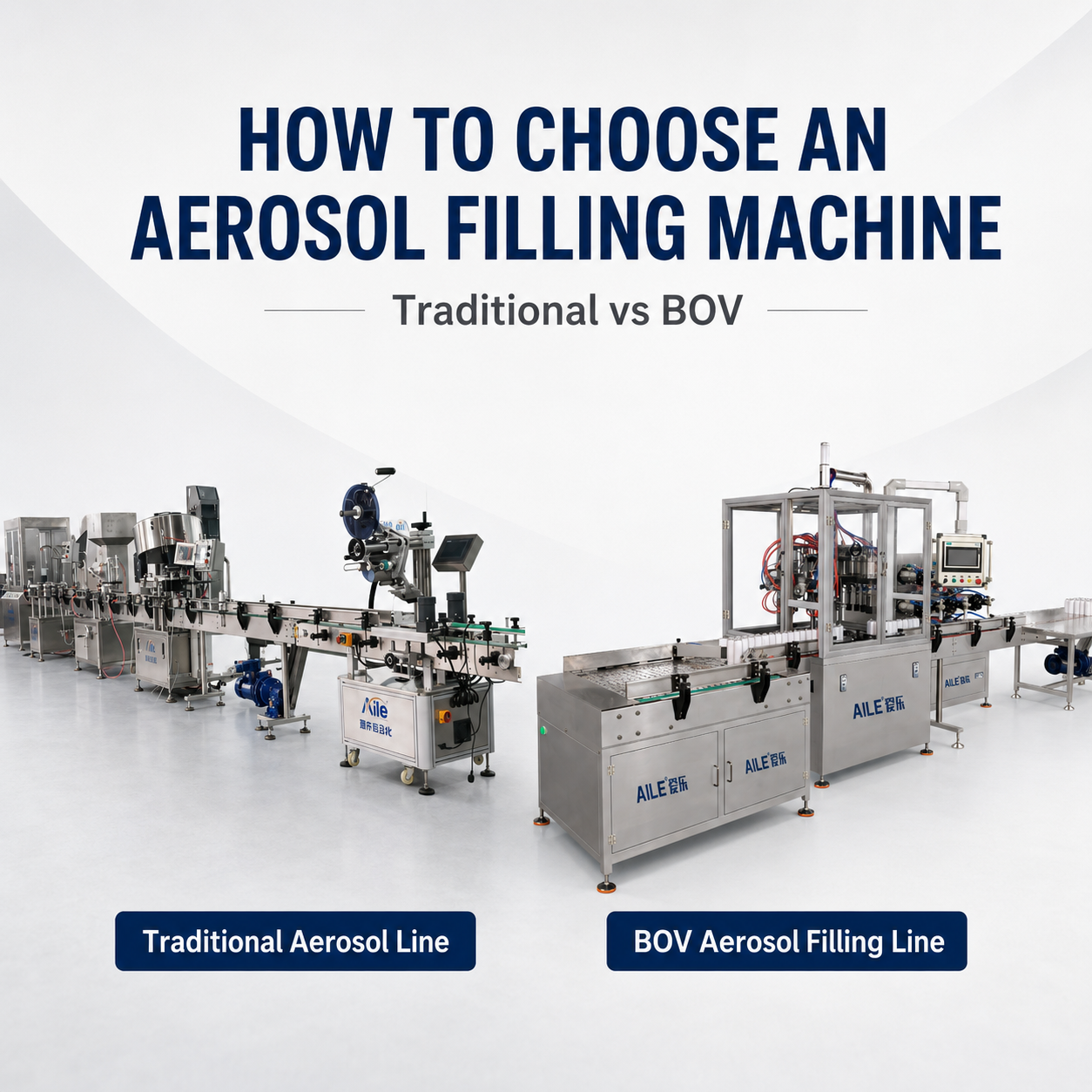 Aerosol Filling Machines Explained: Standard vs BOV, Output and How to Choose