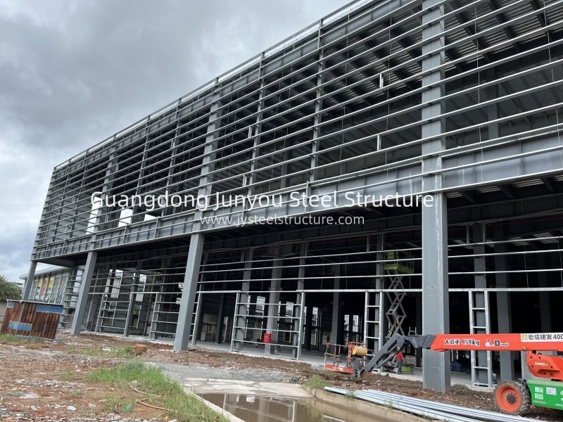Edificio Prefabricado de Estructura de Acero de 2 Plantas para Taller con Ventilación
