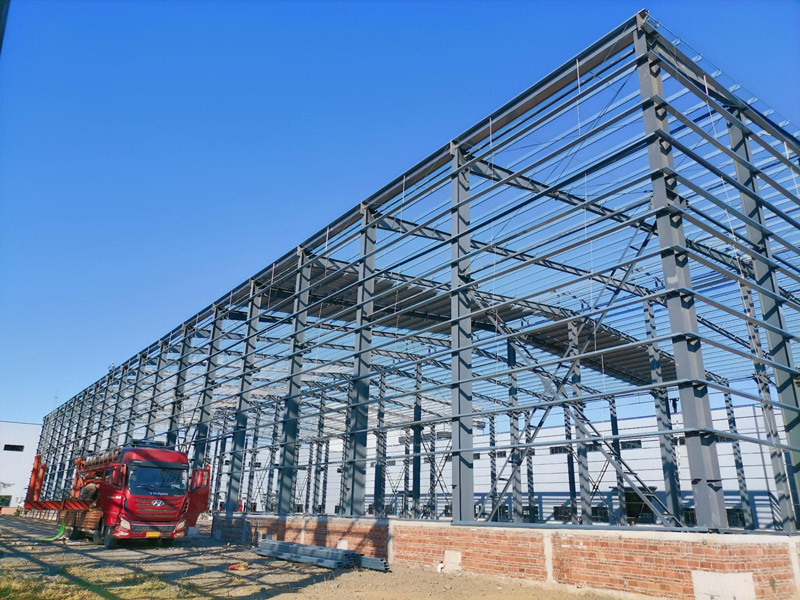 Un perfil utilizado en la construcción de edificios de acero