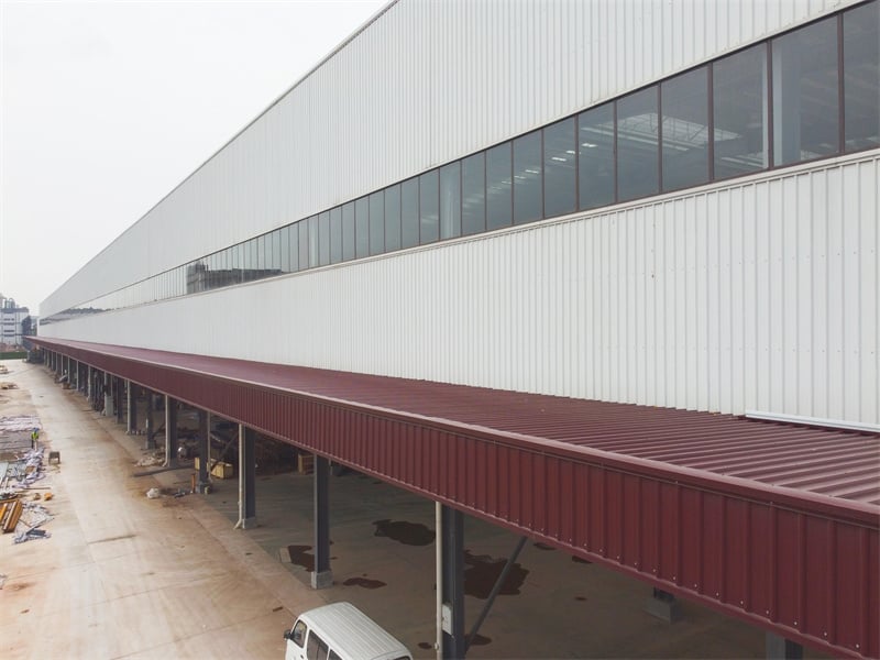 Taller de Estructura de Acero de Gran Luz para Uso en Fábrica
