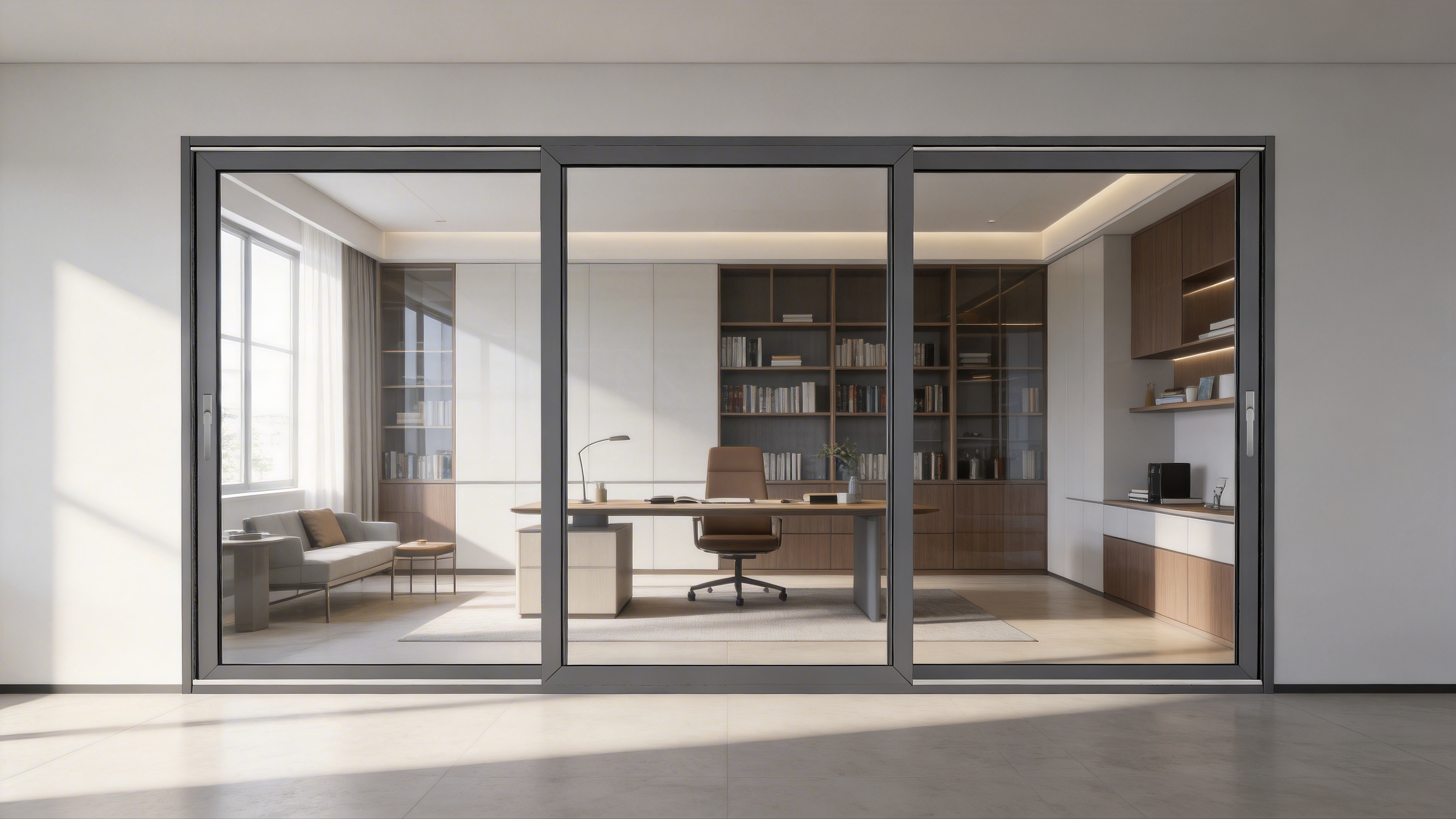 80 series plain aluminum sliding door774-0