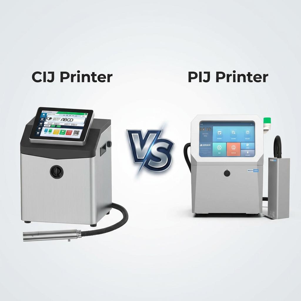 CIJ vs. PIJ Inkjet Printers: Which Coding Technology Fits Your Production Line?-1