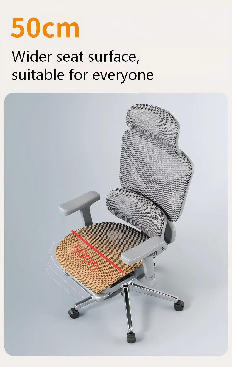 Custom Office Chair with Luxury Design - Breathable Mesh, Adjustable Armrests and Company Logo Embroidery Service