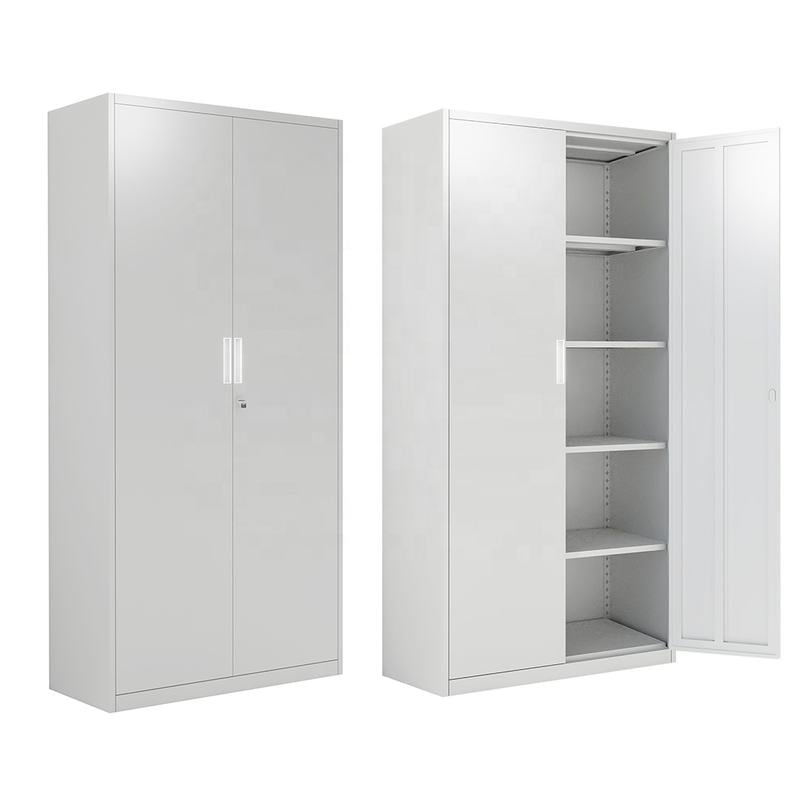Modern 2 Door Metal Cabinet Steel Cabinet Storage for Home Office Gym School Use