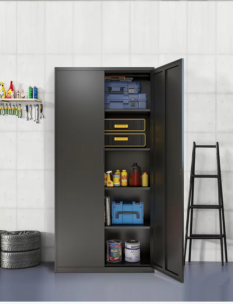 MYOUBAO Office Storage Cabinets Garage Metal File Cabinet Locker with Lock,Adjustable Shelves for Home Office