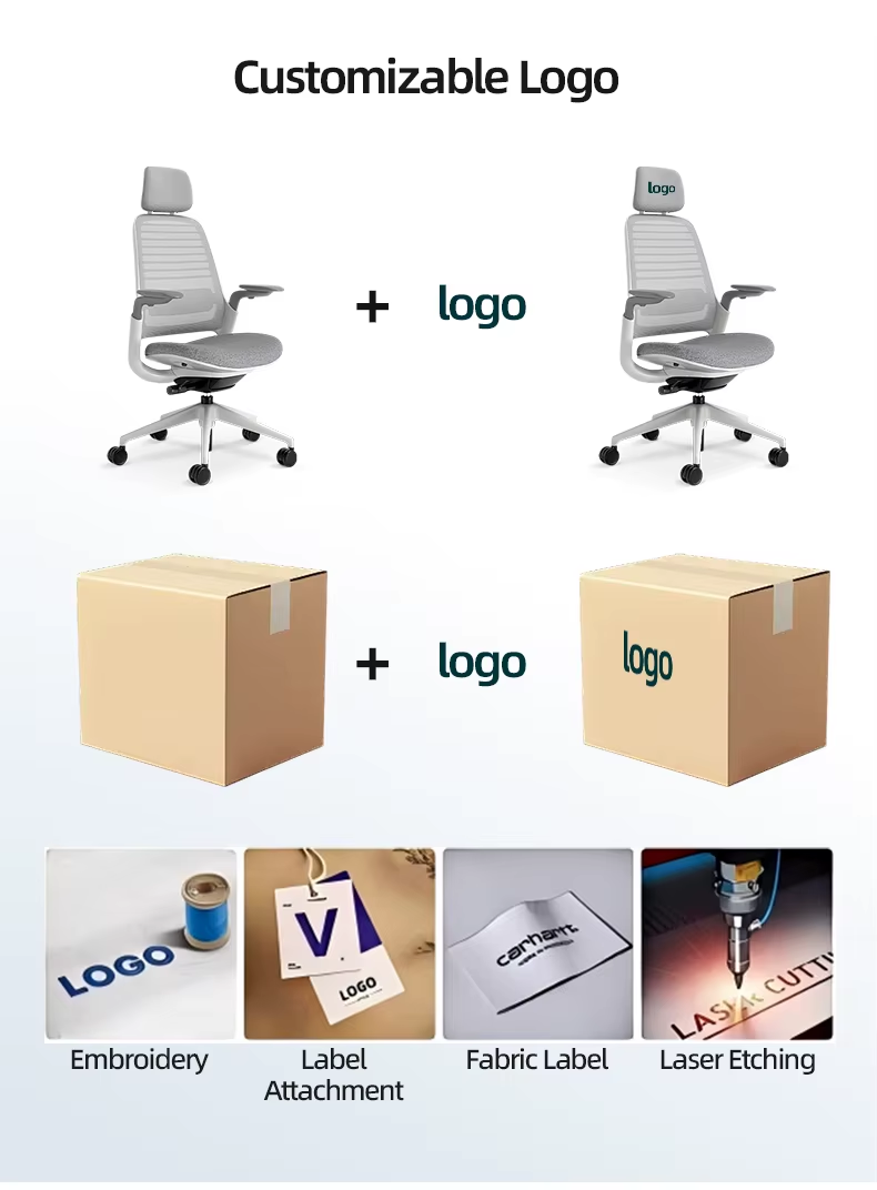 Office Rotary Chair with Leg Rest Powder Coat Steel Office Chair Eco Friendly Office Chair Rolling Office Chair for Clients