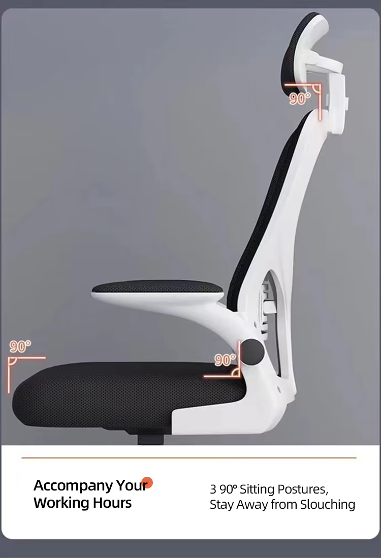 Modern Home Computer Children's Study Chair Comfortable Breathable Mesh Backrest Rotatable Adjustable Office Chair