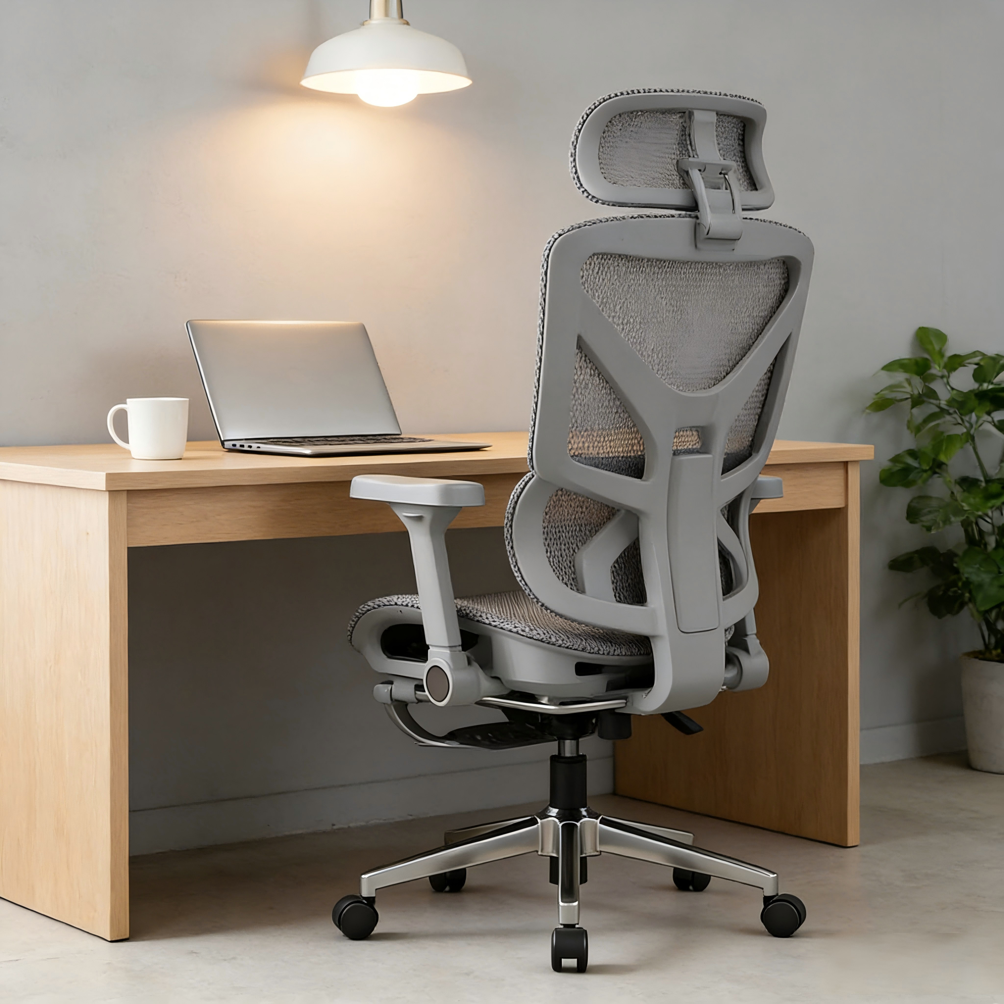 Modern Office Furniture Adjustable Mesh Office Chair Ergonomics Computer Chair Metal Base 150kg High Load Bearing Cooling