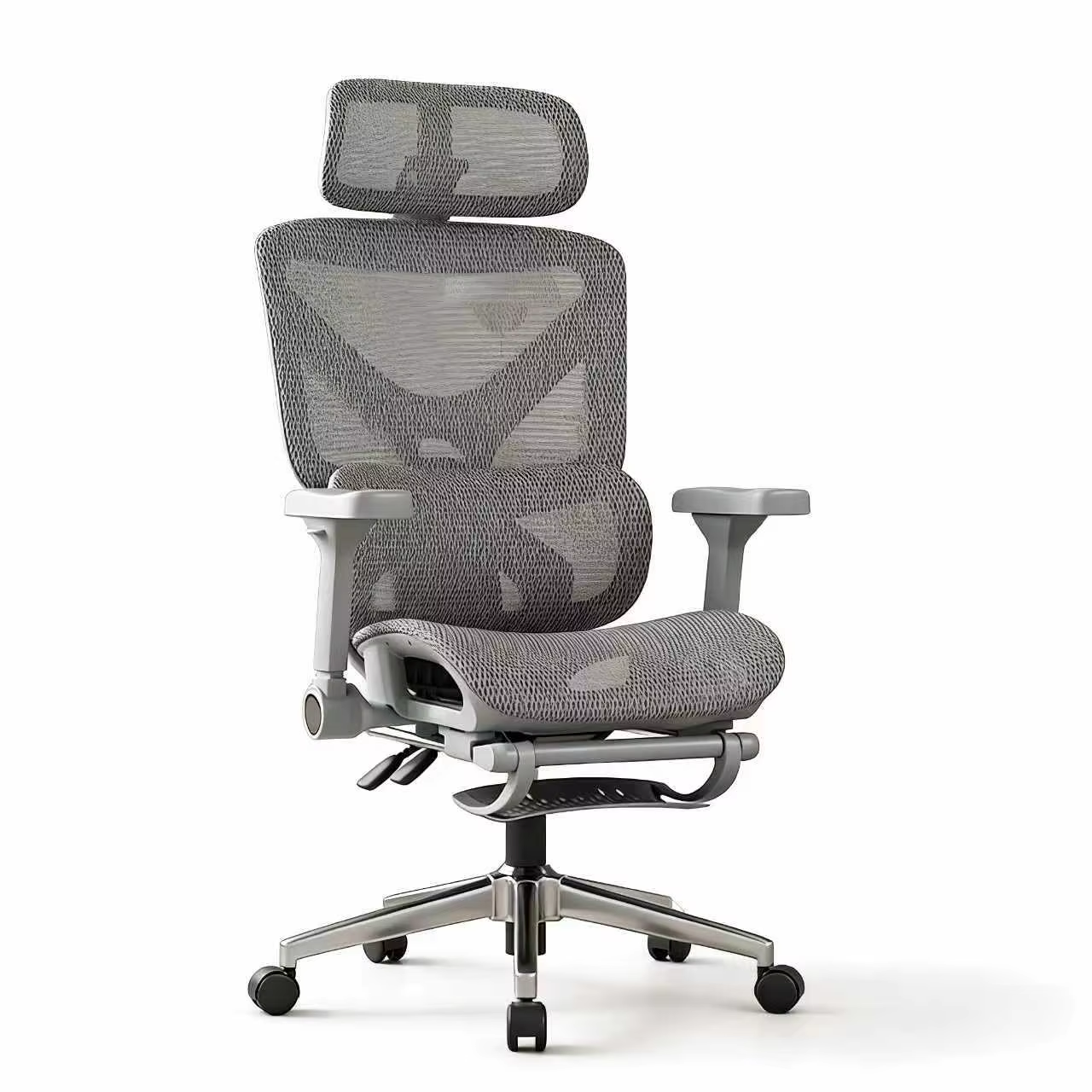 Computer Chair with Footrest and Headrest Ergonomic Office Chair for Long Sitting Adjustable Recliner Gaming Study Chair