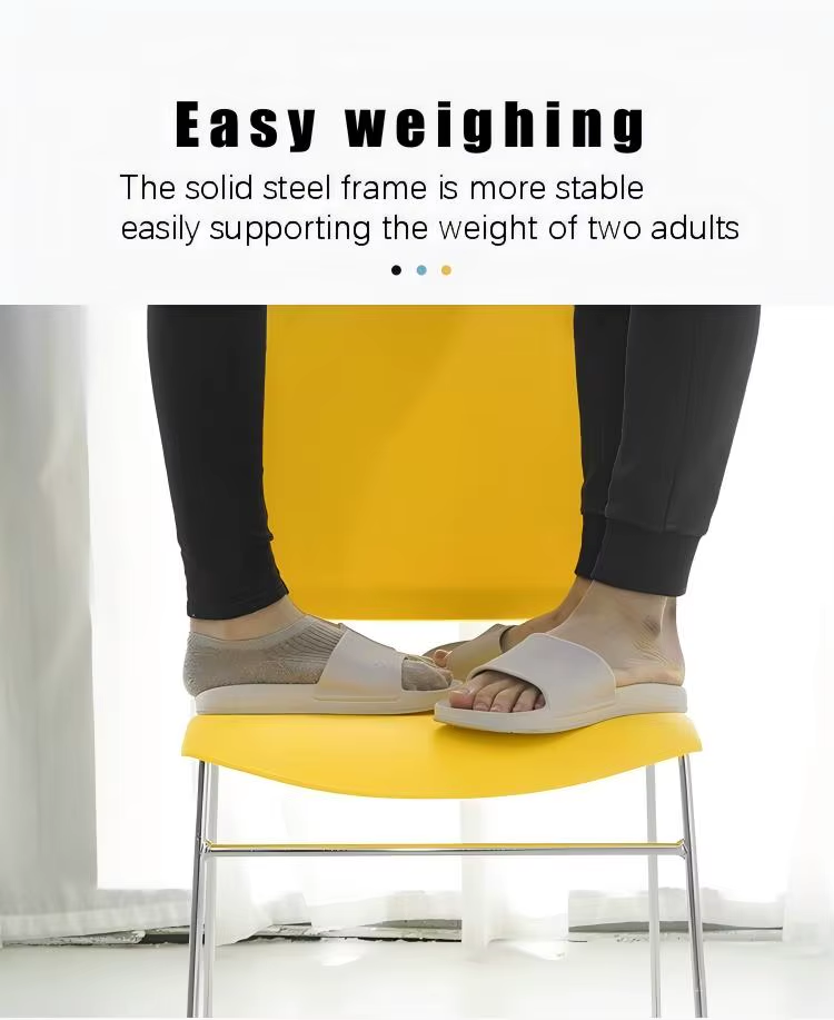Custom Colors Ergonomic High Back Office Chair Stackable Steel Frame With Cushion Meeting Chair Conference Chair Visitor Chair