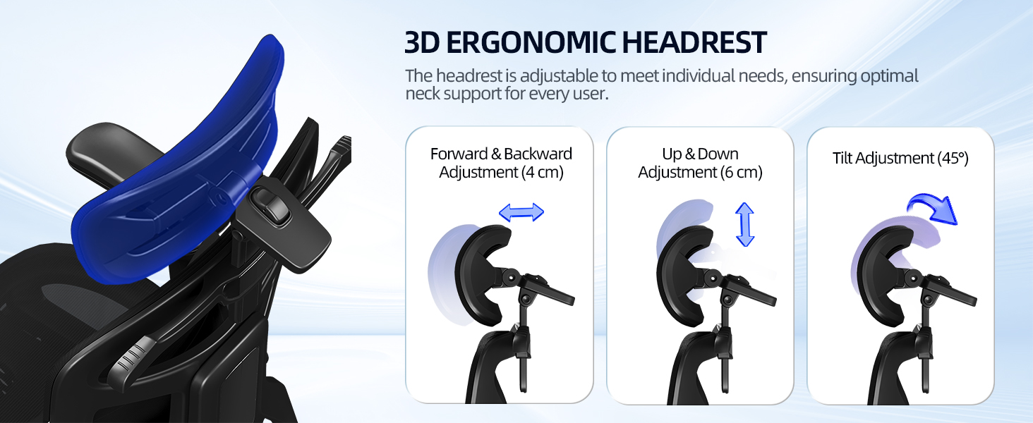Oversized Ergonomic Office Chair 330lbs Load Capacity Wide Seat Computer Chair Height Adjustable 145-Degree Tilt for Tall Person
