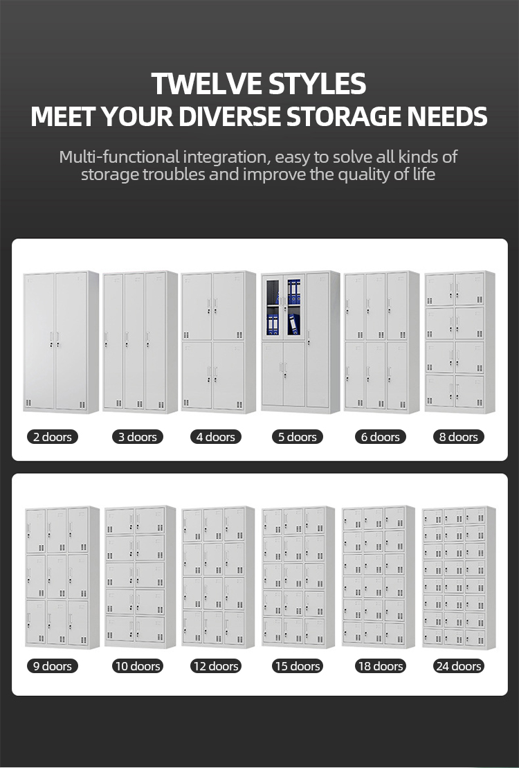 Free Consultation Metal Storage Locker 6 Doors Key Lock for Employees Home Office Gym-Weatherproof Durable Requires Assembly