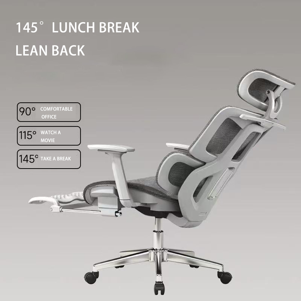 Ergonomic Office Chair with Height Adjustment Modern Mesh Design Lumbar Support-for Office Use Executive Chair