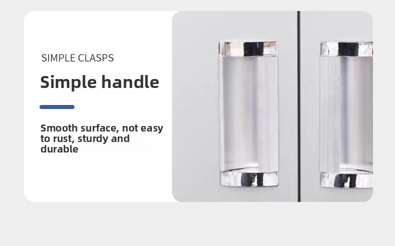 Modern Stainless Steel Bedroom Staff Locker with Key Lock-Modular Knock-Down Design Two Doors Large Capacity Storage Furniture