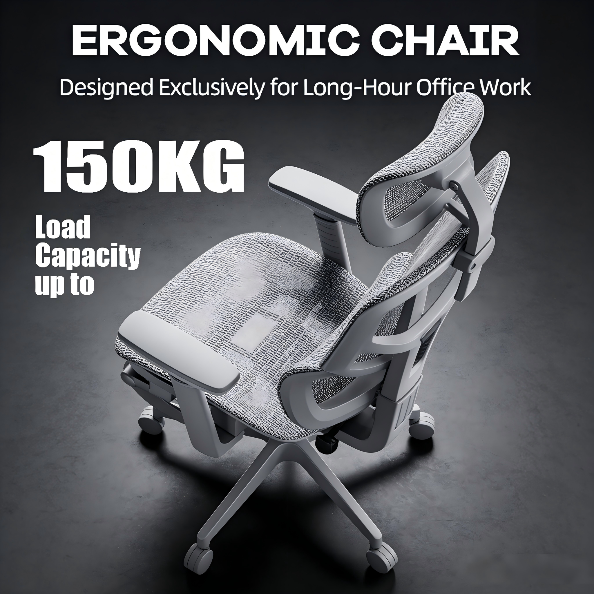 Office Rotary Chair with Leg Rest Powder Coat Steel Office Chair Eco Friendly Office Chair Rolling Office Chair for Clients