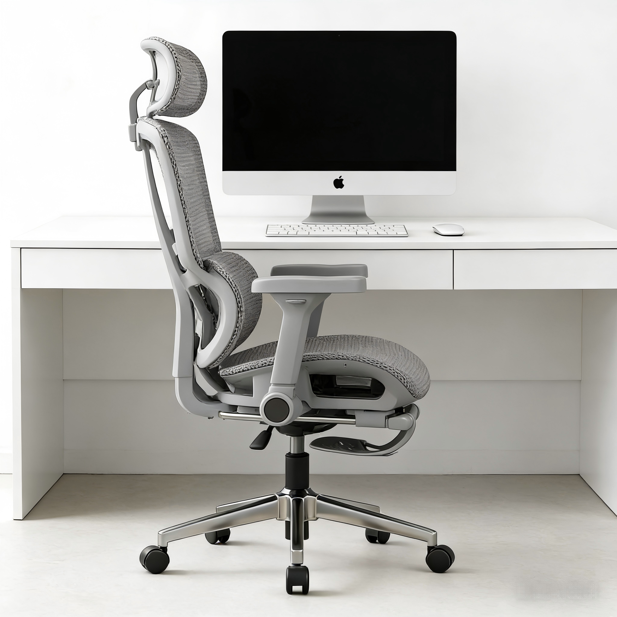 Height Adjustable Office Chair Ergonomics Design Luxury Modern High Back Mesh Office Chair with Comfortable Breathable Mesh Seat