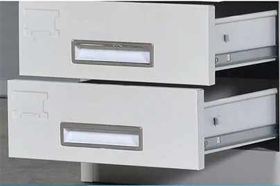 Modern Steel File Cabinet with Key Lock Durable Multi-Drawer Storage for Office & Bedroom Use