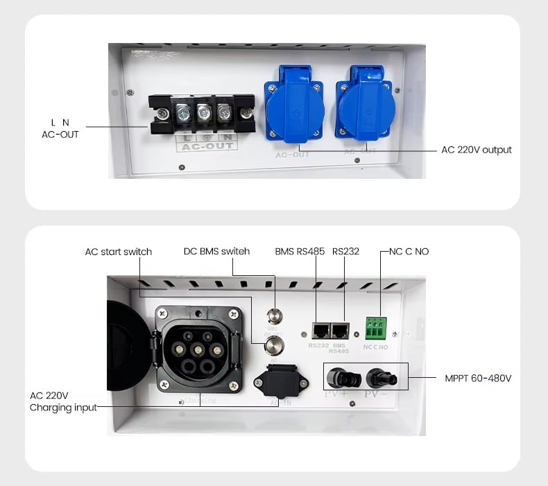 BH-10KWH Lifepo4 Mobile Power Supply Station for Home Energy Storage and Outdoor Activity with 5KW AC Power Output manufacture