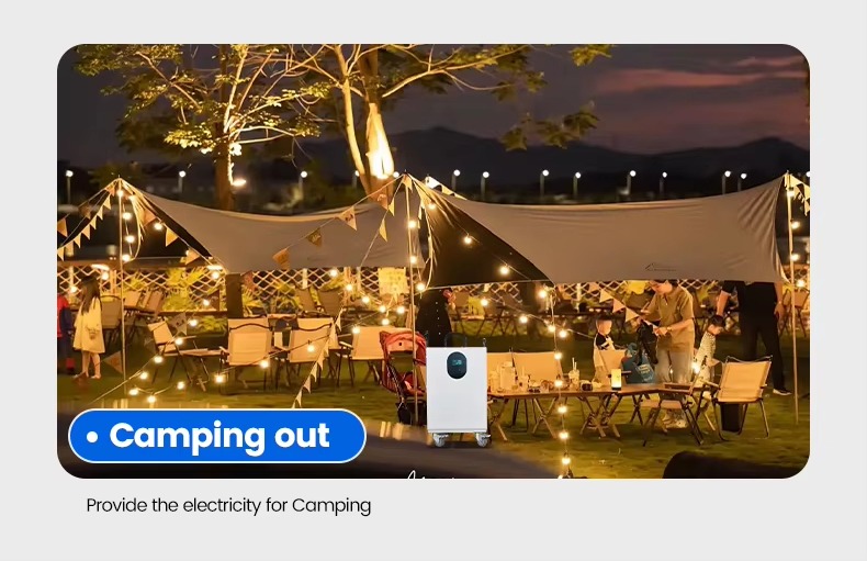BH-10KWH Lifepo4 Mobile Power Supply Station for Home Energy Storage and Outdoor Activity with 5KW AC Power Output factory