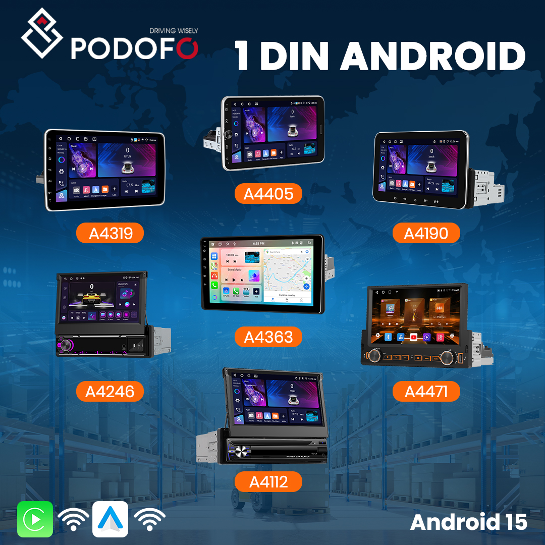 Как 1 DIN Android плеър поддържа навигация и свързаност?