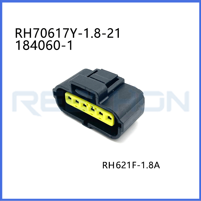 RH70617Y-1.8-21/184060-1  12 V, 6 Position, Automotive Housing for Female Terminals
