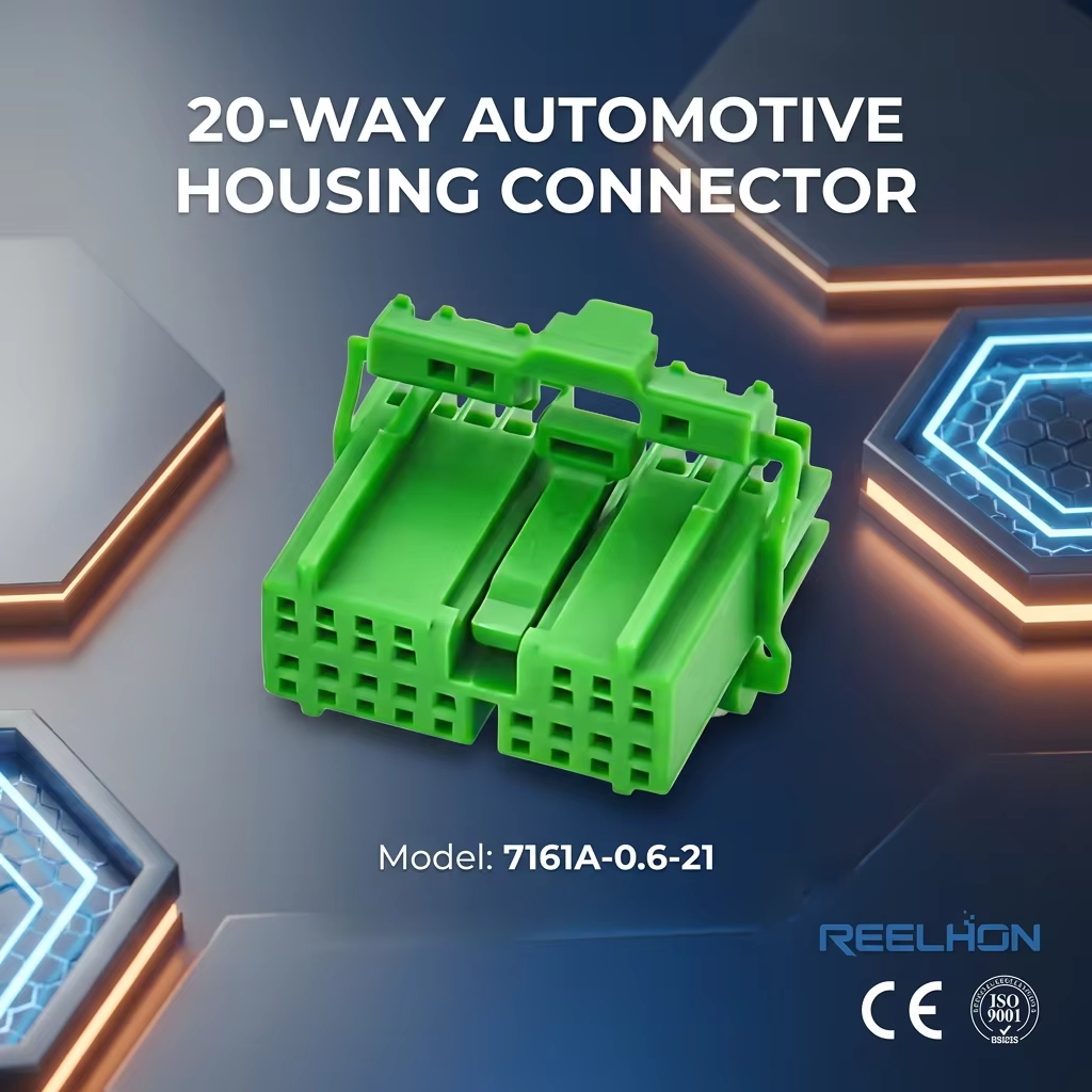 RH7161A-0.6-21 16 Pin IL-AG5-16S-S3C1 Green Automotive Connector