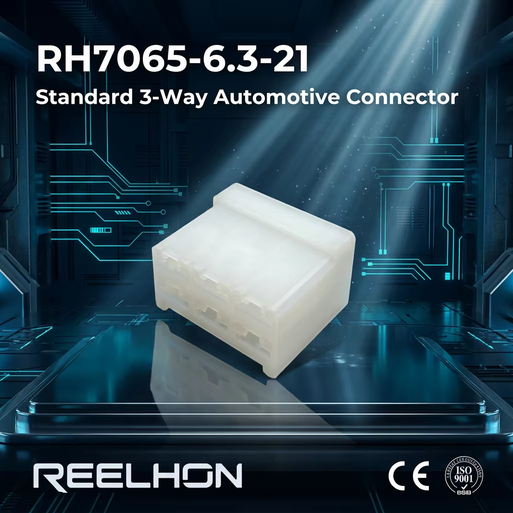 RH7065-6.3-21/880297-1، موصل سيارات بـ 6 مواضع للطرف الأنثوي