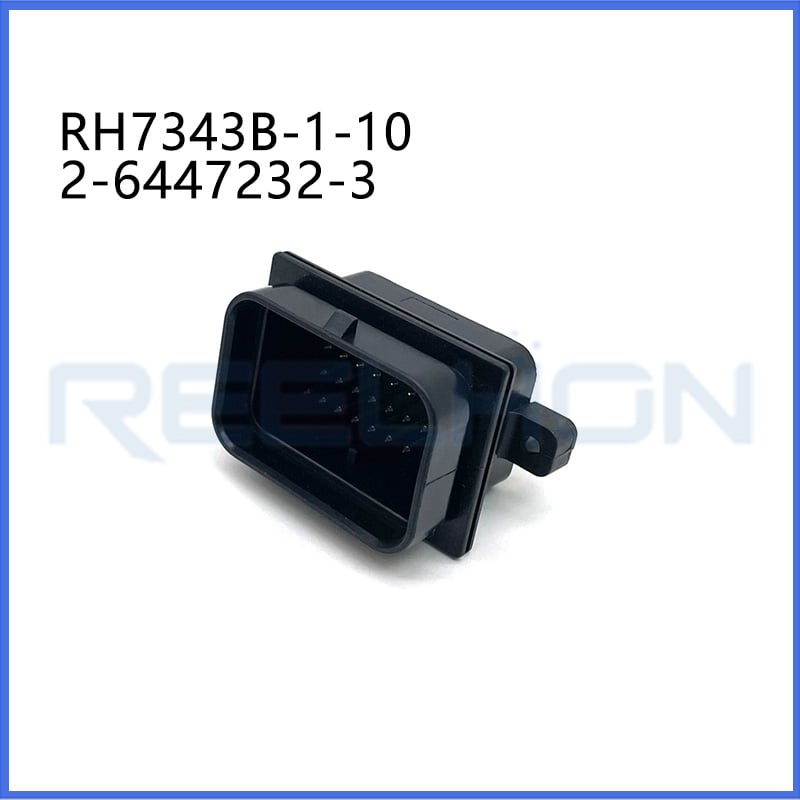 2-6447232-3/7343B-1-10 34 Pin Female Assembly Wiring Harness Automotive Connector Car Electrical Wire Socket