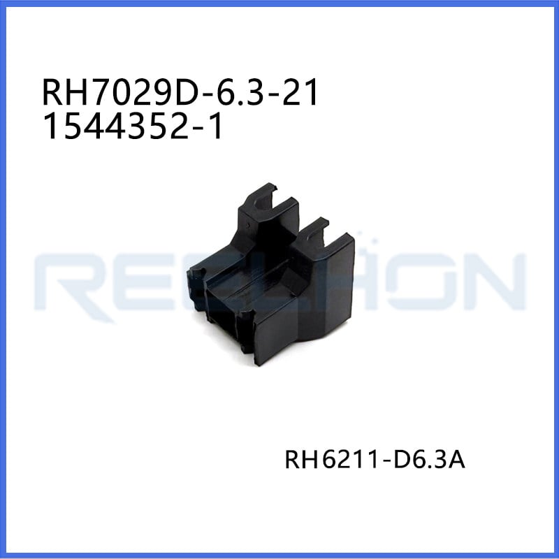 1544352-1/RH7029D-6.3-21, 2핀 방수형 여성 와이어 플러그 자동차 커넥터