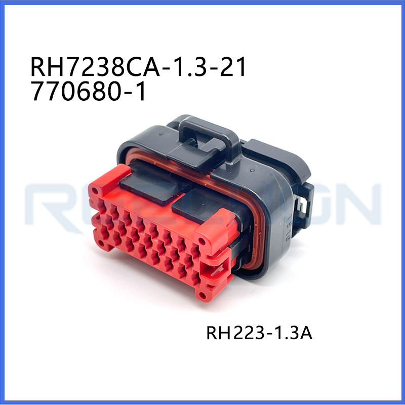 770680-1/7238CA-1.3-21 23 Pin Female Assembly Wiring Harness Automotive Connector Car Electrical Wire Socket