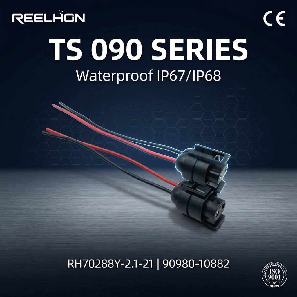 RH70288Y-2.1-21 6189-0149 90980-10882 8 Pin Waterproof Female Sealed TS090 Auto Connector for Toyota Honda ECU Sensor Harness