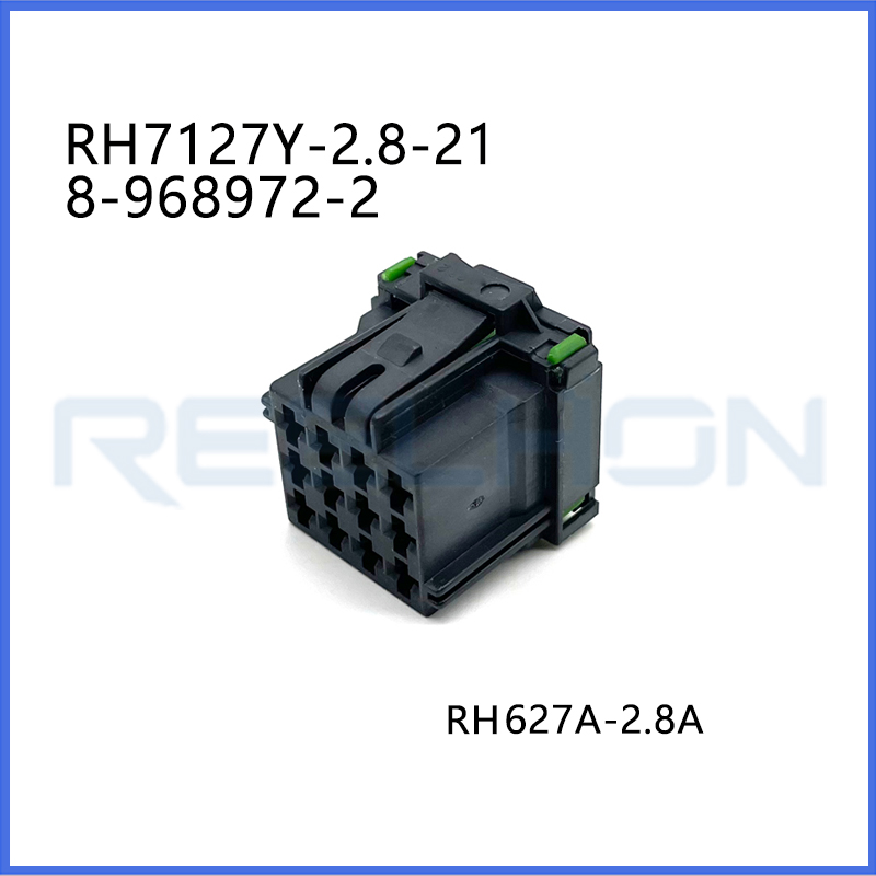 RH7127Y-2.8-21/8-968972-2 12 V / 24 V, 12 Position, Automotive Housing for Female Terminals