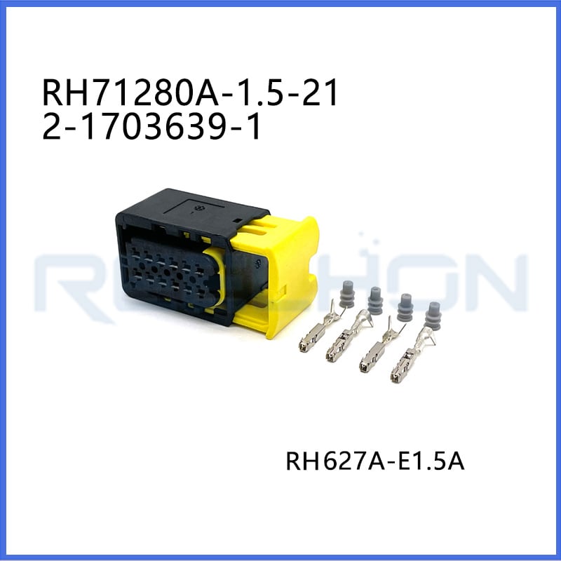 RH71280A-1.5-21/2-1703639-1   12 V / 24 V / 48 V, 12 Position, Automotive Housing for Female Terminals,Heavy Duty Sealed Connector