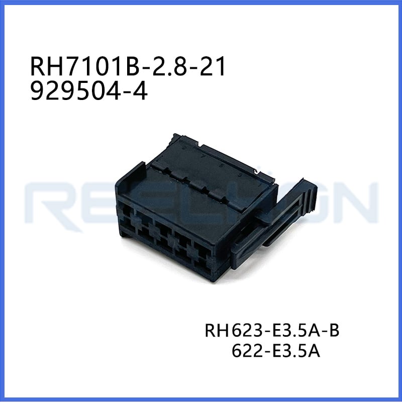 RH7101B-2.8-21/929504-4 12 V / 24 V / 48 V, 10 Position, Automotive Housing for Female Terminals