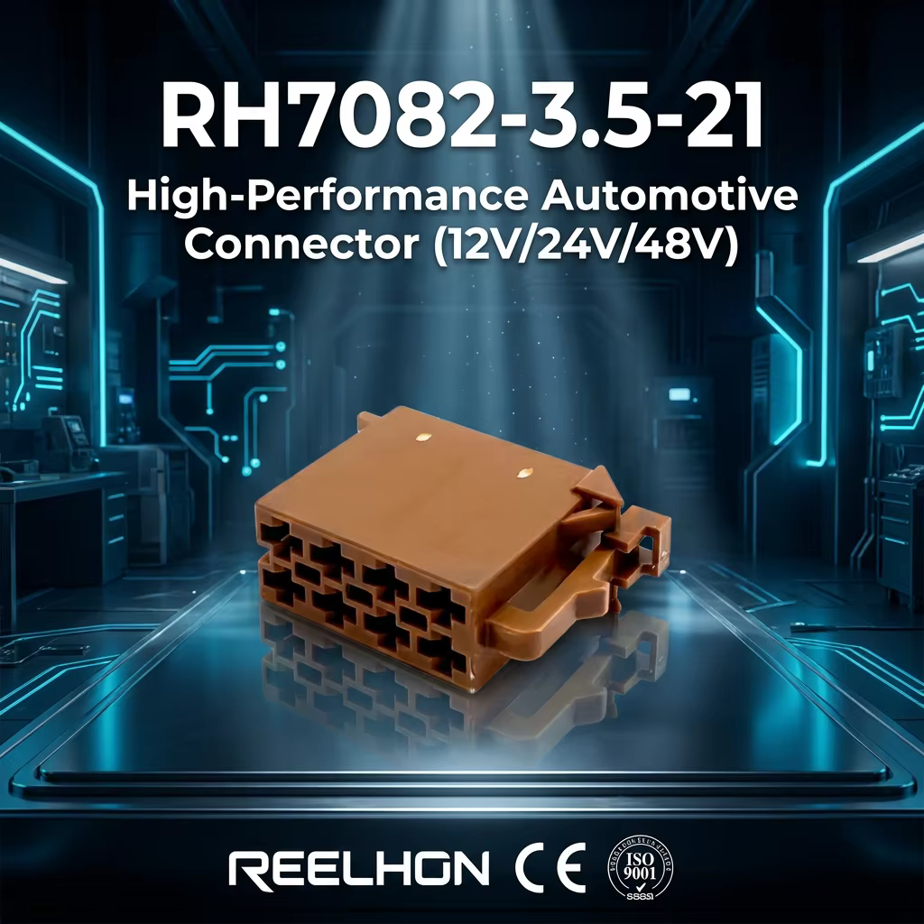 RH7082-3.5-21/962191-1  12 V / 24 V, 8 Position, Automotive Housing for Female Terminals